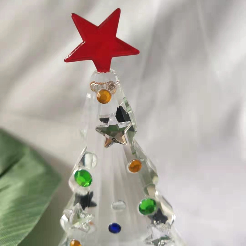 Estatuilla de árbol de Navidad - Paper Weight Crystal reseña y precio